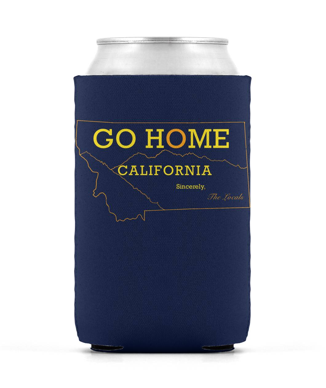 Go Home California Koozie